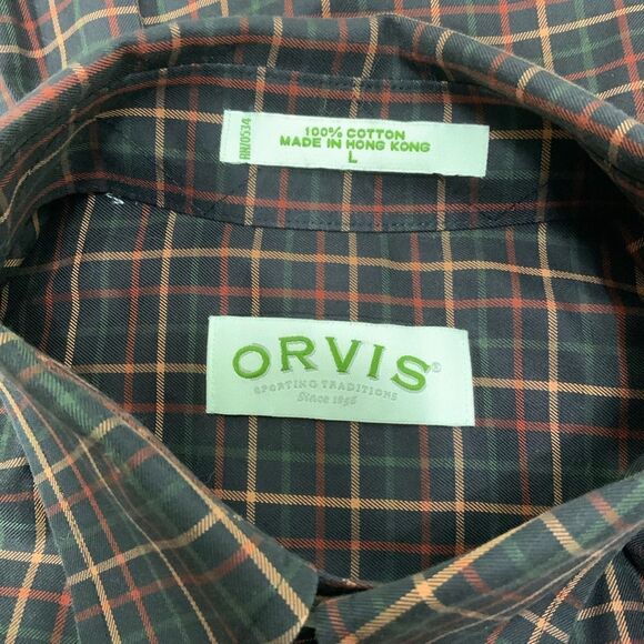 ORVIS 100% cotton long sleeve shirt - Picture 3 of 3